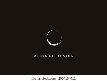 Alphabet letter LO logo design art line