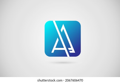 Un icono del logotipo de la letra del alfabeto. Diseño creativo para empresas y empresas