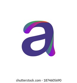 alphabet A letter logo icon design 