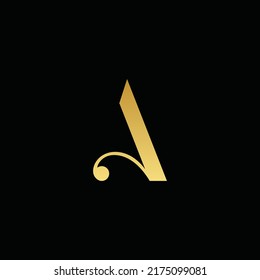 Alphabet Letter a Logo vector element.