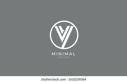 Alphabet letter monogram icon logo Y