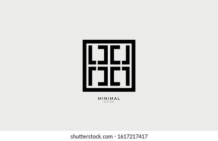 Alphabet letter monogram icon logo LC 