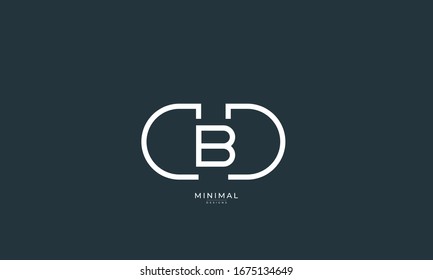 alphabet letter monogram icon logo CBD