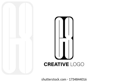Alphabet letter monogram icon logo GX or XG
