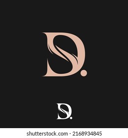 Alphabet Letter Monogram Icon Logo Ds Stock Vector (Royalty Free ...