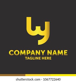 Alphabet and Letter monogram logo template vector design