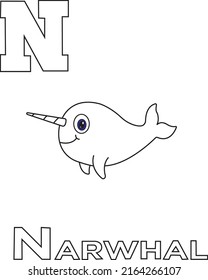 722 Narwhal coloring book Images, Stock Photos & Vectors | Shutterstock