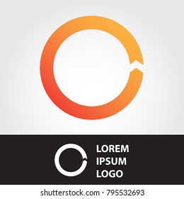 Alphabet Letter O Logo. O Letter Design Vector with O letters.