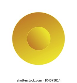 Alphabet letter on a gradient background
