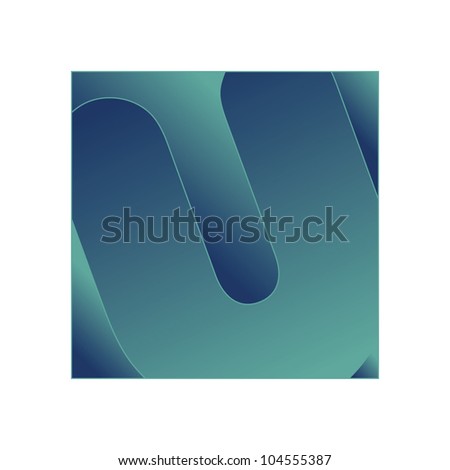 Alphabet letter on a gradient background