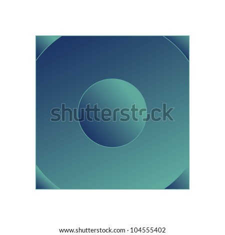 Alphabet letter on a gradient background