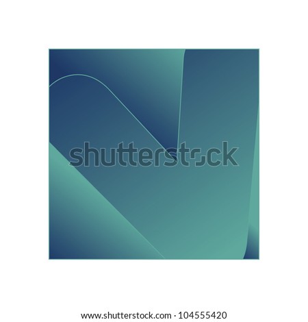 Alphabet letter on a gradient background