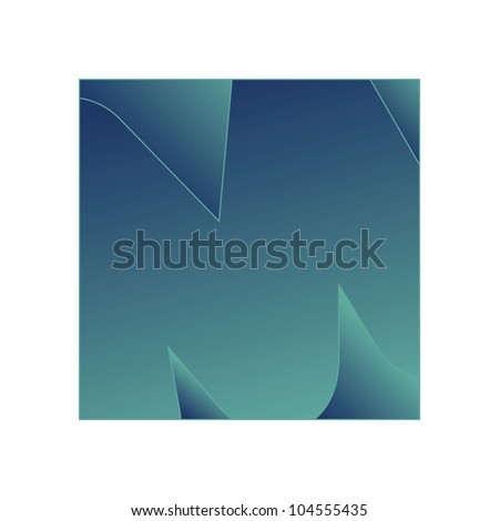 Alphabet letter on a gradient background