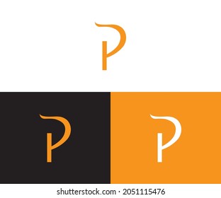 Alphabet letter P logo icon design