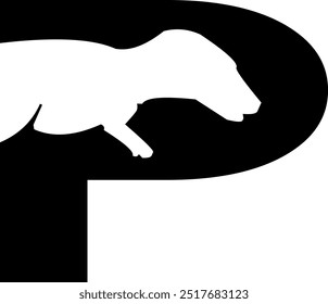 Alphabet Letter "P" Symbol Icon