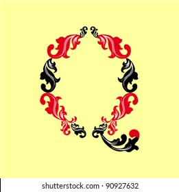 alphabet the letter Q