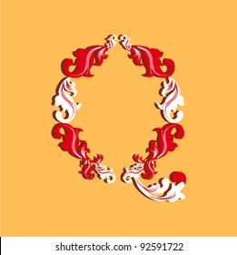 alphabet the letter Q