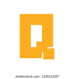 
alphabet letter Q logo design