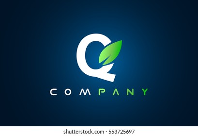Alphabet letter Q vector logo icon sign design template