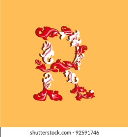 alphabet the letter R