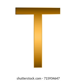 3d Golden Letter Stock Illustration 17128510 | Shutterstock