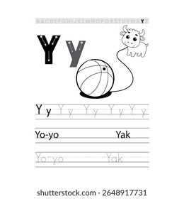 Alphabet Letter Tracing Activity Pages for Preschool and Kindergarten Kids
