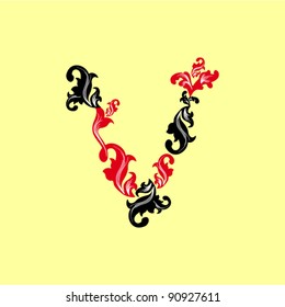 alphabet the letter V