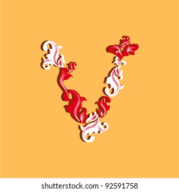 alphabet the letter V