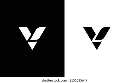 Alphabet letter V logo icon design