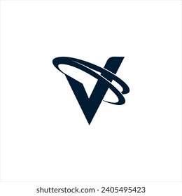 Alphabet letter V logo icon design