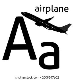 Letra alfabeta ilustración vectorial. Adecuado para niños que aprenden a reconocer letras