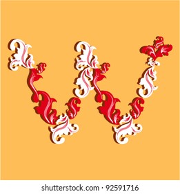 alphabet the letter W