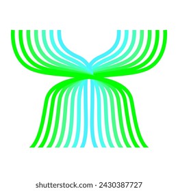 alphabet letter x abstract tech line logo icon vector