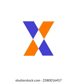 alphabet letter x logo vector eps