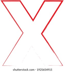 alphabet letter x text logo