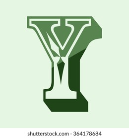 alphabet, letter Y