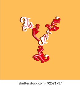alphabet the letter Y