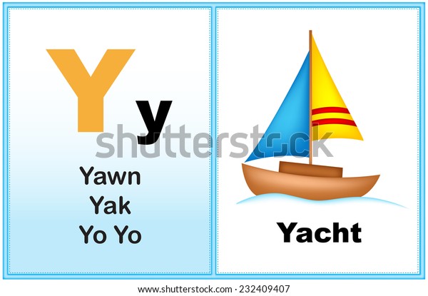 Many Words Begin With Letter Y 430996 Vector Art At Vecteezy