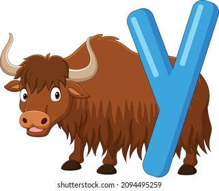 Alphabet letter Y for Yak