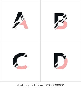 alphabet lettering branding logo designs
