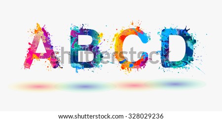 Alphabet. Letters A, B, C, D. Part 1