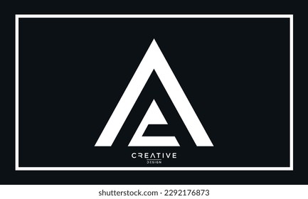Alphabet Letters AA or A Logo Monogram