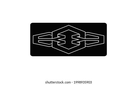 Alphabet letters B O B. Abstract isolated logo design in monogram with creative icon and modern symbol. Vector illustration