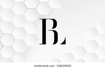 Alphabet Letters BL or LB business logo template for any business