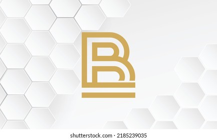 Alphabet Letters BL or LB business logo template for any business