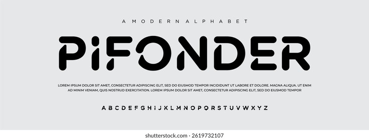 Alphabet letters font Elegant awesome