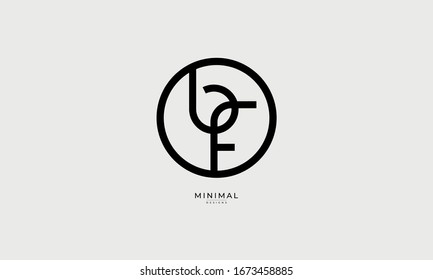 Logo für Buchstaben des Alphabets BF