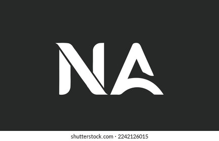 Alphabet letters icon logo NA,AN,A,N