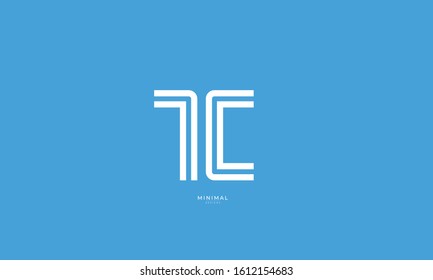 Alphabet Letters Icon Logo TC Or CT