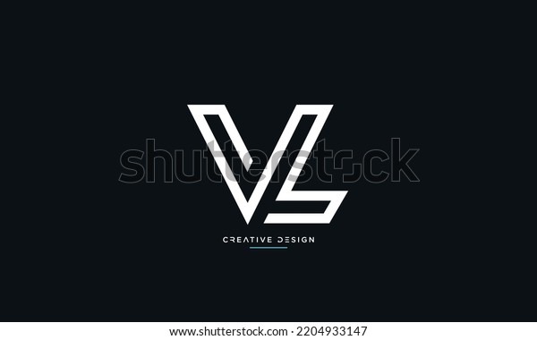 Alphabet Letters Icon Logo Vl Lv Stock Vector (Royalty Free) 2204933147 ...